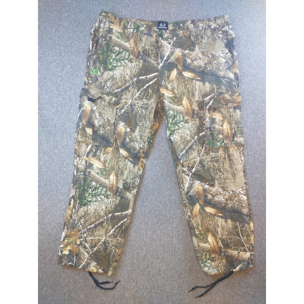 Realtree Edge Camo Cargo Pants Men XXL 44-46 Hunting Fishing Outdoor 55944-7-C11